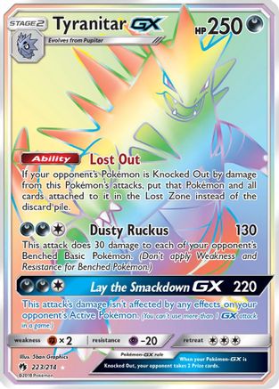 Tyranitar GX (223/214) [Sun & Moon: Lost Thunder] - Trinity Hobby