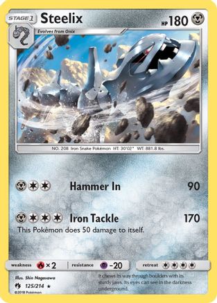 Steelix (125/214) [Sun & Moon: Lost Thunder] - Trinity Hobby