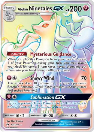 Alolan Ninetales GX (225/214) [Sun & Moon: Lost Thunder] - Trinity Hobby