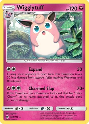 Wigglytuff (134/214) [Sun & Moon: Lost Thunder] - Trinity Hobby