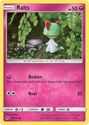 Ralts (139/214) [Sun & Moon: Lost Thunder] - Trinity Hobby