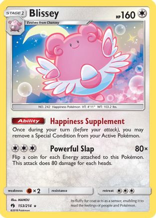 Blissey (153/214) [Sun & Moon: Lost Thunder] - Trinity Hobby