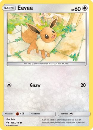 Eevee (155/214) [Sun & Moon: Lost Thunder] - Trinity Hobby