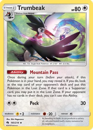 Trumbeak (165/214) [Sun & Moon: Lost Thunder] - Trinity Hobby