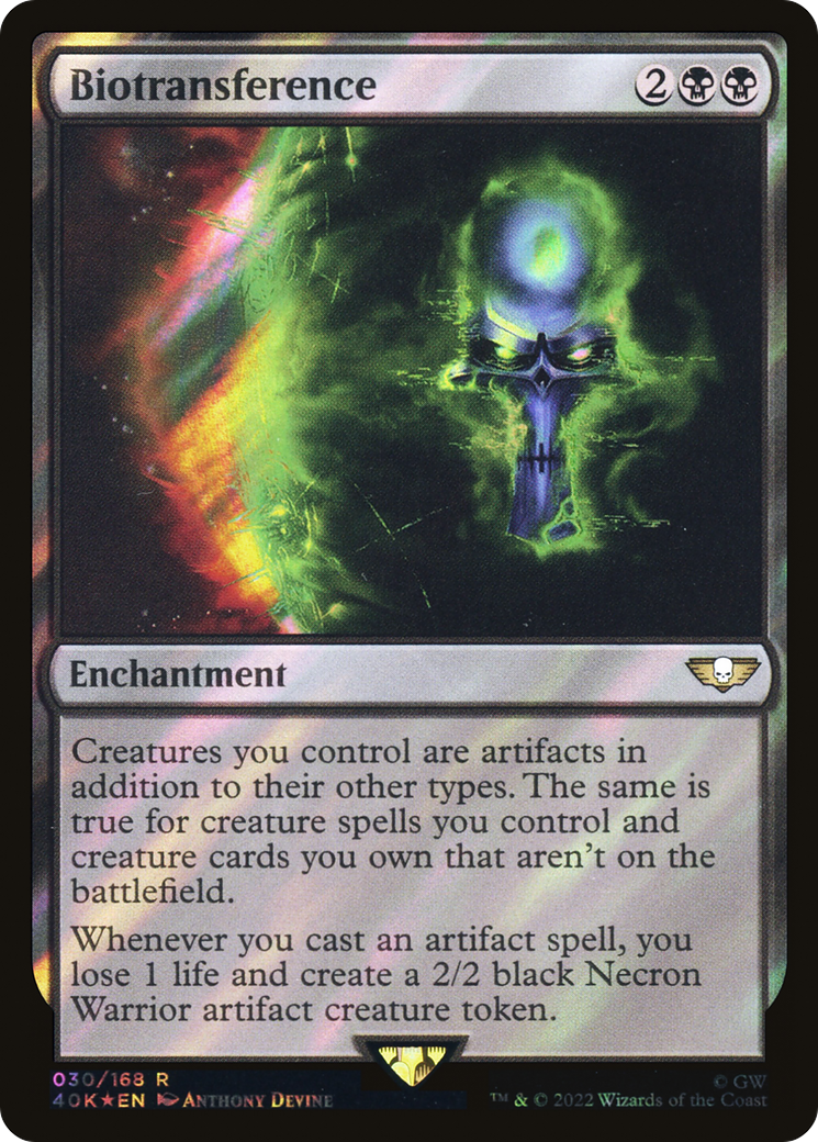 Biotransference (Surge Foil) [Warhammer 40,000] - Trinity Hobby