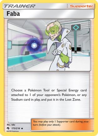 Faba (173/214) [Sun & Moon: Lost Thunder] - Trinity Hobby