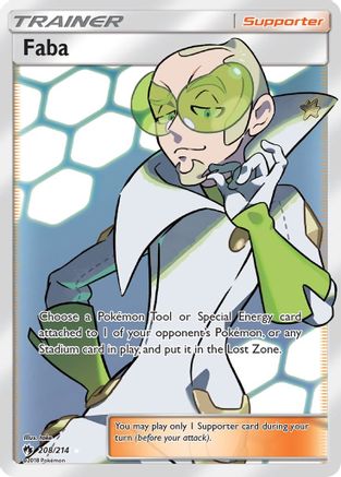 Faba (208/214) [Sun & Moon: Lost Thunder] - Trinity Hobby
