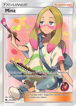 Mina (211/214) [Sun & Moon: Lost Thunder] - Trinity Hobby