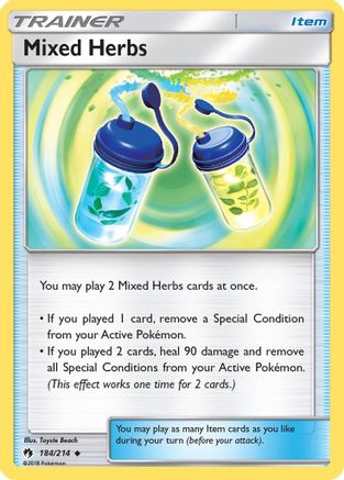 Mixed Herbs (184/214) [Sun & Moon: Lost Thunder] - Trinity Hobby