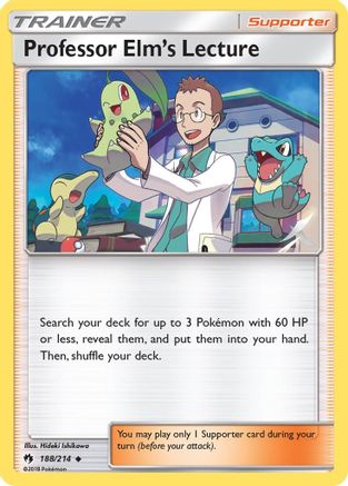 Professor Elm's Lecture (188/214) [Sun & Moon: Lost Thunder] - Trinity Hobby