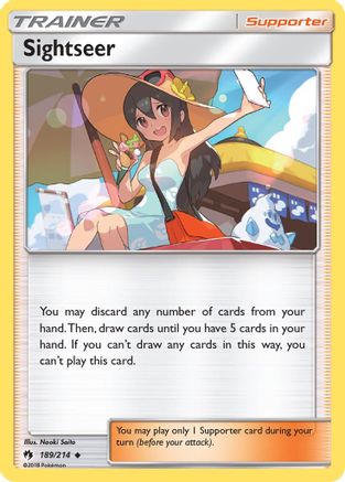 Sightseer (189/214) [Sun & Moon: Lost Thunder] - Trinity Hobby