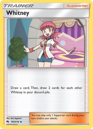 Whitney (193/214) [Sun & Moon: Lost Thunder] - Trinity Hobby