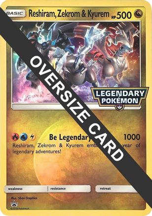 Reshiram, Zekrom & Kyurem (Jumbo Card) [Miscellaneous Cards] - Trinity Hobby