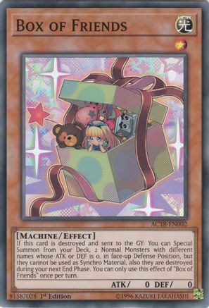 Box of Friends [AC18-EN002] Super Rare - Trinity Hobby