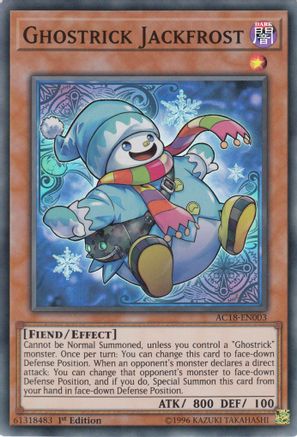 Ghostrick Jackfrost [AC18-EN003] Super Rare - Trinity Hobby