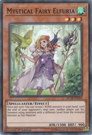 Mystical Fairy Elfuria [AC18-EN010] Super Rare - Trinity Hobby