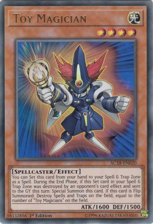 Toy Magician [AC18-EN020] Ultra Rare - Trinity Hobby