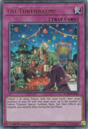 Oh Tokenbaum! [AC18-EN024] Ultra Rare - Trinity Hobby