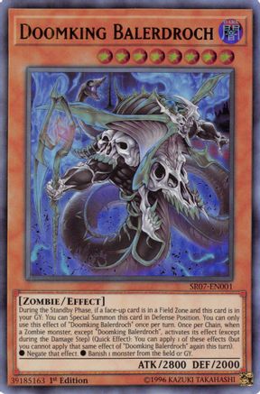 Doomking Balerdroch [SR07-EN001] Ultra Rare - Trinity Hobby