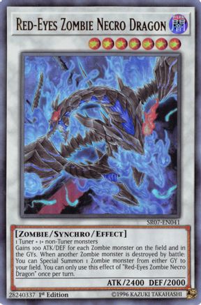 Red-Eyes Zombie Necro Dragon [SR07-EN041] Ultra Rare - Trinity Hobby