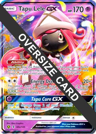 Tapu Lele GX (60a/145) (Alternate card) (Jumbo Card) [Sun & Moon: Guardians Rising] - Trinity Hobby