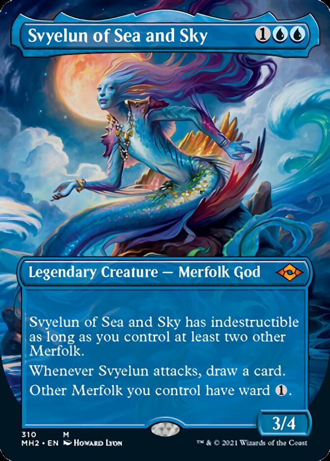 Svyelun of Sea and Sky (Borderless Alternate Art) [Modern Horizons 2] - Trinity Hobby