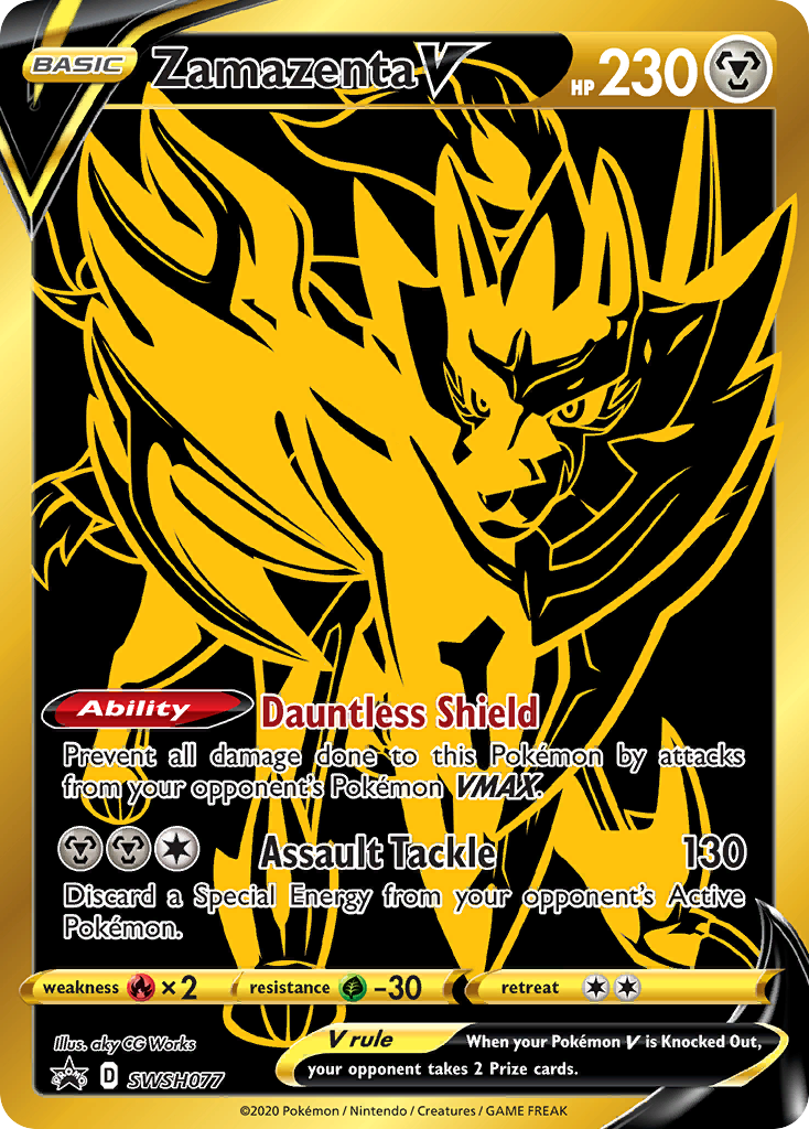 Zamazenta V (SWSH077) [Sword & Shield: Black Star Promos] - Trinity Hobby