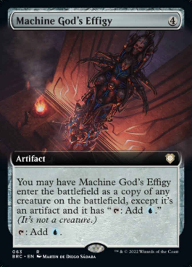 Machine God's Effigy (Extended Art) [The Brothers' War Commander] - Trinity Hobby