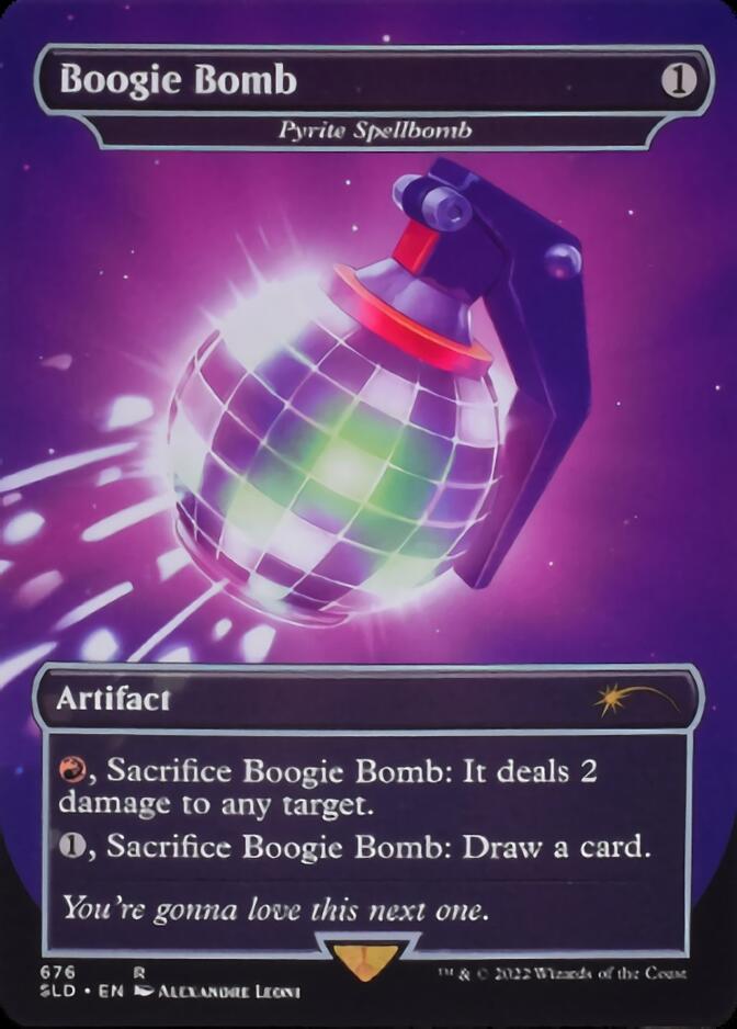 Pyrite Spellbomb - Boogie Bomb (Borderless) [Secret Lair Drop Promos] - Trinity Hobby