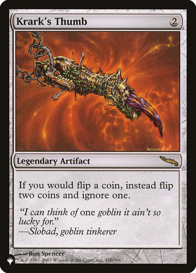 Krark's Thumb [The List] - Trinity Hobby