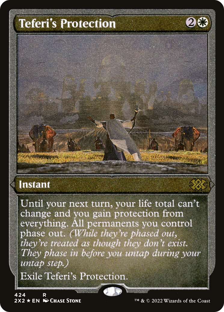 Teferi's Protection (Foil Etched)  [Foil]  (2X2-424) - [Double Masters 2022] - Trinity Hobby