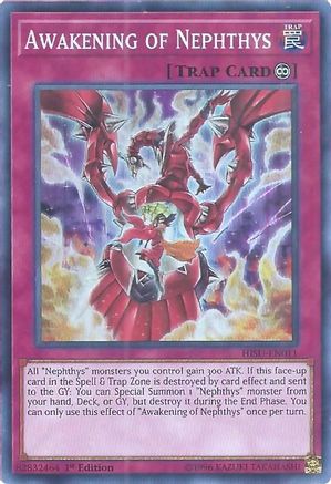 Awakening of Nephthys [HISU-EN011] Super Rare - Trinity Hobby