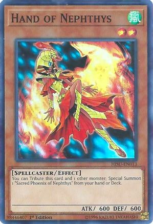 Hand of Nephthys [HISU-EN013] Super Rare - Trinity Hobby