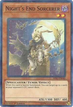 Night's End Sorcerer [HISU-EN040] Super Rare - Trinity Hobby