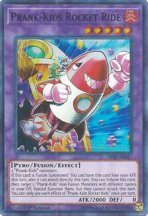 Prank-Kids Rocket Ride [HISU-EN017] Super Rare - Trinity Hobby