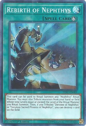 Rebirth of Nephthys [HISU-EN009] Super Rare - Trinity Hobby