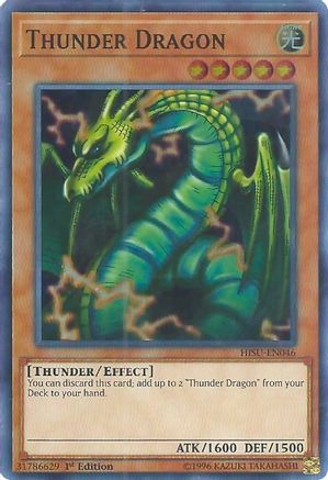 Thunder Dragon [HISU-EN046] Super Rare - Trinity Hobby