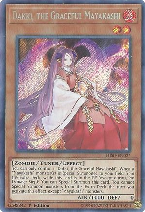 Dakki, the Graceful Mayakashi [HISU-EN027] Secret Rare - Trinity Hobby
