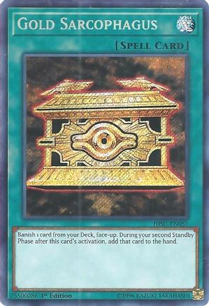 Gold Sarcophagus [HISU-EN051] Secret Rare - Trinity Hobby