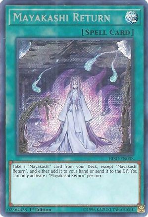 Mayakashi Return [HISU-EN038] Secret Rare - Trinity Hobby