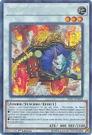 Oboro-Guruma, the Wheeled Mayakashi [HISU-EN032] Secret Rare - Trinity Hobby