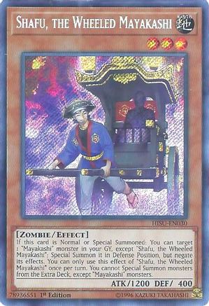 Shafu, the Wheeled Mayakashi [HISU-EN030] Secret Rare - Trinity Hobby