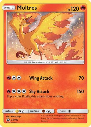 Moltres (SM143) [Sun & Moon: Black Star Promos] - Trinity Hobby