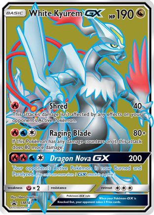 White Kyurem GX (SM141) [Sun & Moon: Black Star Promos] - Trinity Hobby