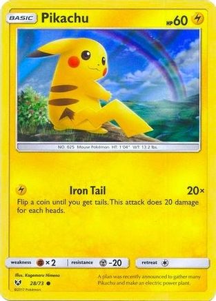 Pikachu (Water Web Holo) - (028/73) Holofoil [Miscellaneous Cards & Products]