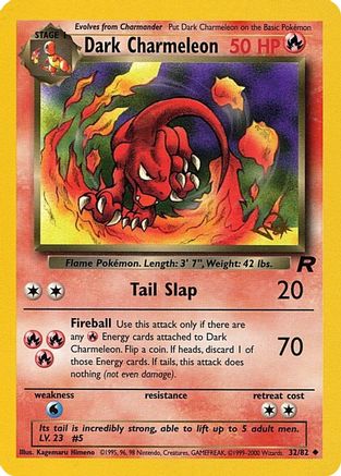 Dark Charmeleon (32/82) (W Stamped Promo) [Team Rocket Unlimited] - Trinity Hobby