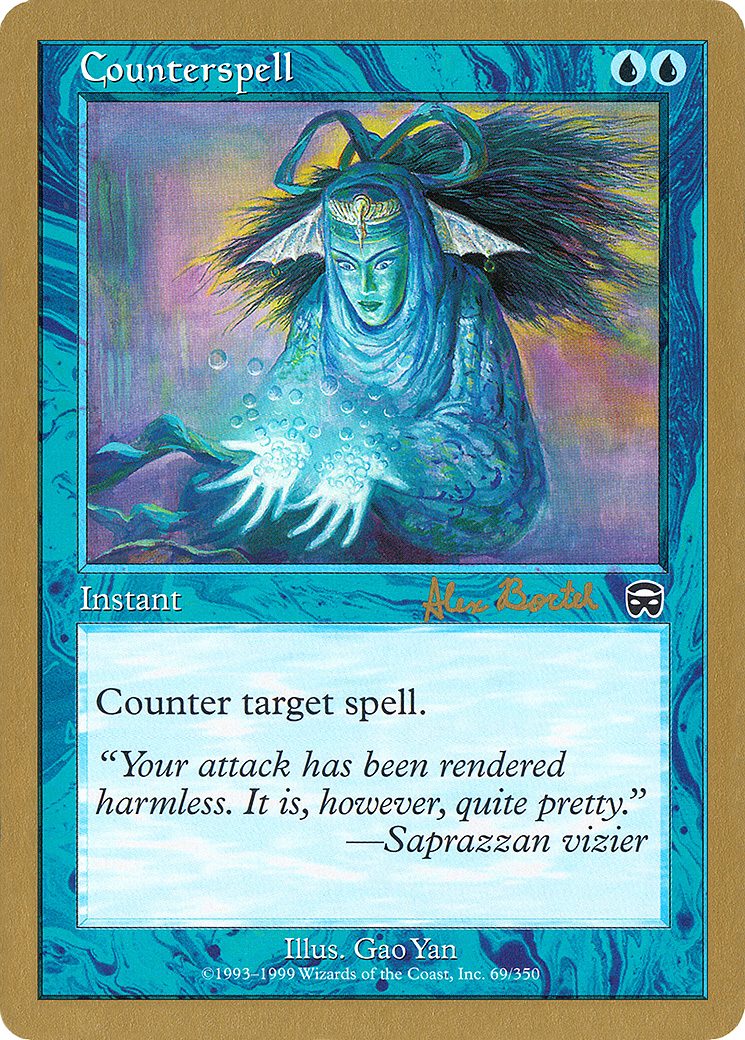 Counterspell (Alex Borteh) (MMQ) [World Championship Decks 2001] - Trinity Hobby