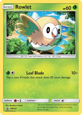Rowlet (SM153) [Sun & Moon: Black Star Promos] - Trinity Hobby