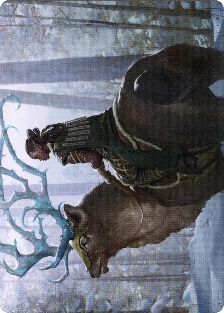 Boreal Outrider Art Card  (ASKHM-042) - [Art Series: Kaldheim] (Borderless) - Trinity Hobby