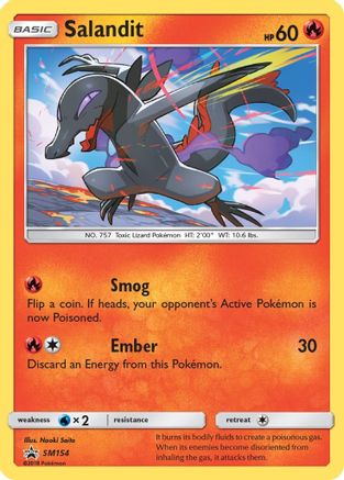 Salandit (SM154) [Sun & Moon: Black Star Promos] - Trinity Hobby